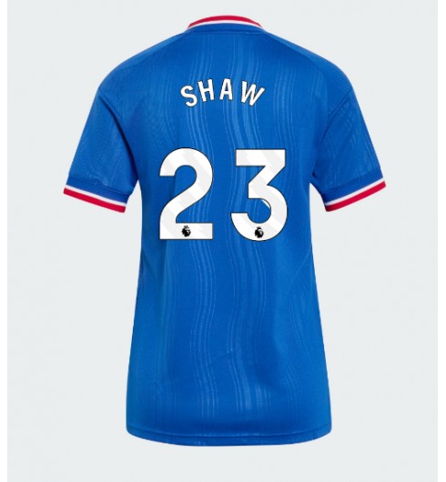 Manchester United Luke Shaw #23 Venkovní Dres pro Dámské 2026-27 Krátký Rukáv Manchester United Luke Shaw #23 Venkovní Dres pro Dámské 2026-27 Krátký Rukáv
